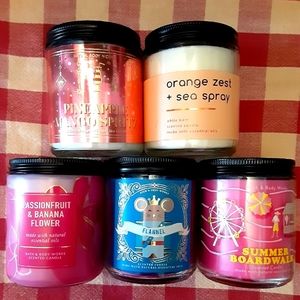 Bath and Body Works candle bundle